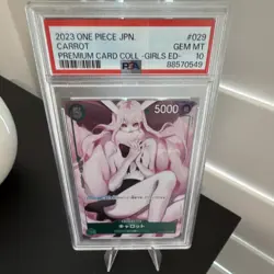 One Piece Carrot #029 Premium Card Coll Girls Ed 2023 Japanese PSA 10 - Image 1