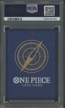 2025 One Piece OP13 EN 3rd Anniversary Silver #004 Shanks PSA 9 MINT - Image 2