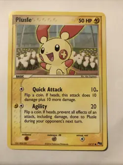 Plusle - 13/17 - Common Pokemon POP Series 1 Promo Card - Image 1
