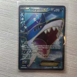 Pokemon TCG Sharpedo-EX Primal Clash Holo Full Art Ultra Rare Card 152/160 - Image 3