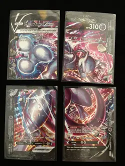 Mewtwo V-UNION [Set of 4] SWSH: Sword & Shield Promo Cards Holo NM - Image 1