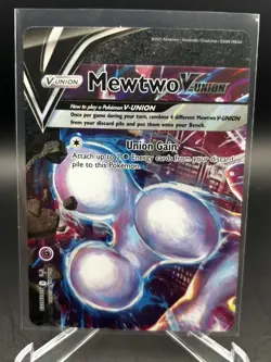 Mewtwo V-UNION [Set of 4] SWSH: Sword & Shield Promo Cards Holo NM - Image 3
