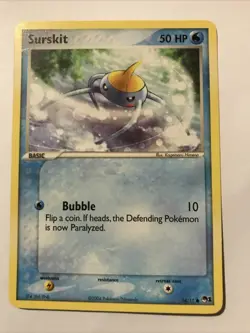 Surskit 14/17 Common Pokemon POP Series 1 Card - Image 1