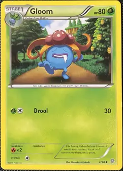 Gloom 2/98 XY - Ancient Origins Regular - Pokemon Card - Image 1