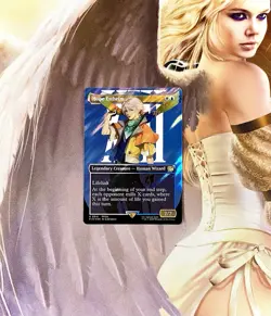 HOPE ESTHEIM 2025 MTG MAGIC FINAL FANTASY BORDERLESS ALT ART RARE 541 SURGE FOIL - Image 1