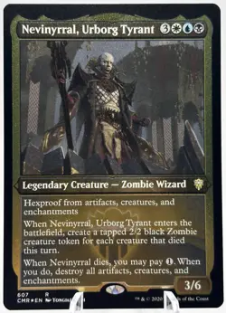 Nevinyrral, Urborg Tyrant 607 Etched Foil Commander Legends CMR MRG NM - Image 1