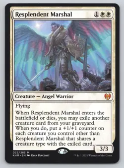 MTG - Resplendent Marshal - Kaldheim (KHM) -E418 - Image 1