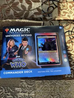 Mtg Doctor Who Commander Deck, Doctors Nine, Ten And Eleven. 195166228815 - Image 1