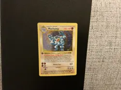Pokemon WOTC - Machamp - Holo 1st Edition Shadowless 8/102 - LP - Image 3