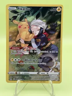 Pokemon Card - Pikachu Lost Origin TG05/TG30 Ultra Rare - Image 1