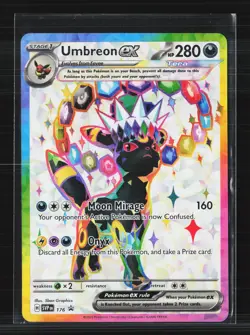 2025 Pokemon Scarlet & Violet Prismatic Evolutions Umbreon EX #176/190 - Image 1