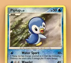 Piplup 16/17 – POP Series 9 - MP - 2009 Pokemon TCG - Image 3