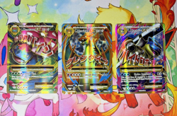 Pokemon XY Evolutions Mega M Charizard Venusaur Blastoise EX FULL ART RAW - Image 1