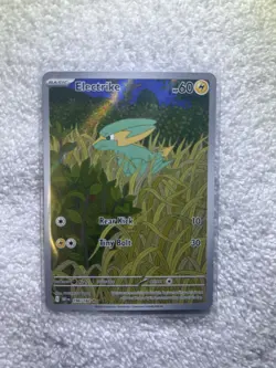 Pokemon Electrike Full Art DR1 01 196/182 60 HP Basic Rear Kick Tiny Bolt 2025 - Image 1