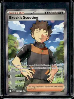 2025 Pokemon Journey Together Brock's Scouting #179/159 - Image 1