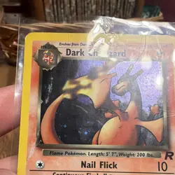 Pokemon Dark Charizard Holo Rare 4/82 Team Rocket 80 HP Unlimited English - Image 3