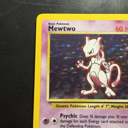Pokemon Vintage Holo Mewtwo 010/102 Base Set Wotc 1999 - Image 2