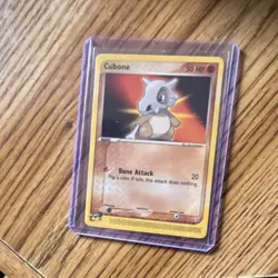Pokemon Cubone 40/95 EX Team Magma vs Team Aqua Regular Basic 50HP English - Image 1