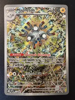 2024 Pokemon Scarlet & Violet Surging Sparks ETB Magneton #159 BLACK STAR PROMO! - Image 1