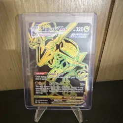 Pokemon Rayquaza VMAX Secret Rare Holo TG29/TG30 Silver Tempest Trainer Gallery - Image 1