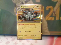 Pokemon TCG Magneton SVP153 Black Star Promo Surging Sparks Pre Release - Image 1
