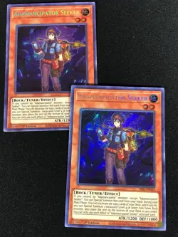 Yugioh Adamancipator Seeker SESL-EN001 1ST SECRET X2 (NM) - Image 1
