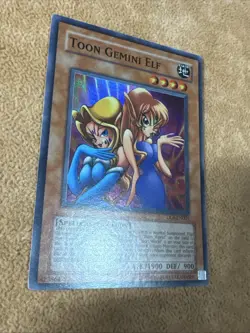 🔥 Yugioh Toon Gemini Elf DL6-EN001 Limited Edition Super Rare NEAR MINT (NM) - Image 3