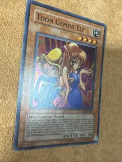 🔥 Yugioh Toon Gemini Elf DL6-EN001 Limited Edition Super Rare NEAR MINT (NM) - Image 4
