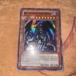 🔥 YUGIOH Red-Eyes Black Metal Dragon PP01-EN015 ORIGINAL Super Rare NEAR MINT - Image 1