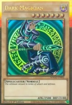 1x Dark Magician | MAGO-EN002 | PGR | 1st Ed | NM | YuGiOh - Image 1