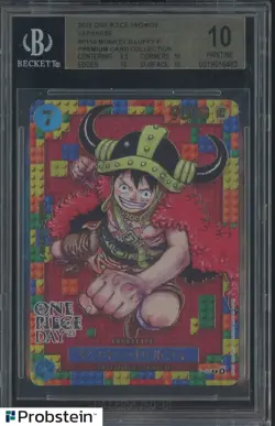 2025 One Piece Promos JPN P110 Monkey D. Luffy Premium Card BGS 10 PRISTINE - Image 1