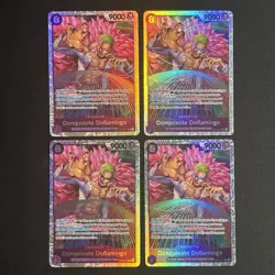 4x Donquixote Doflamingo OP10-071 - One Piece TCG English - SR Foil Playset NM - Image 1