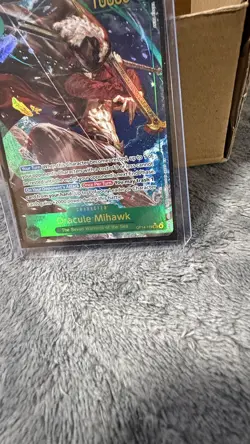 One Piece TCG Dracule Mihawk OP14-119 SEC Alternate Art Near Mint - Image 2