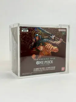 One Piece OP02 Paramount War Booster Box Acrylic Case | UV Magnetic - Image 4