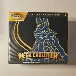 Pokemon Mega Evolution Elite Trainer Box Lucario 2025 English 70 Cards - Image 1