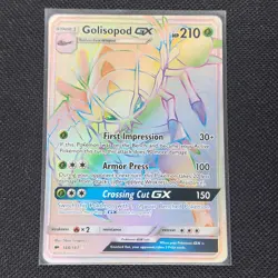 Golisopod GX - 148/147 - Secret Rare - Burning Shadows - Pokemon Card - LP - Image 1