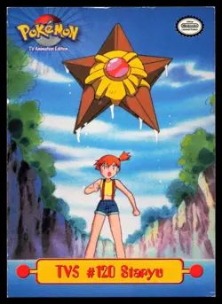 Pokemon Topps Series 1 Non Holo TV5 #120 Staryu Card - Image 1