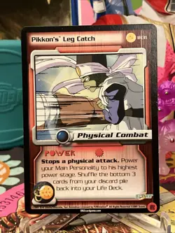 Pikkon's Leg Catch Dragon Ball Z CCG Score IR31 Irwin Promo Card Score LP - Image 1