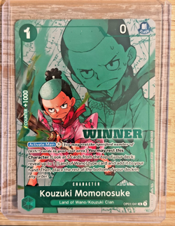 Kouzuki Momonosuke OP01-041 (Winner Pack Vol. 7) - One Piece Promotion Cards - Image 1