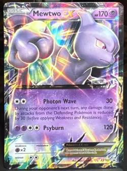 Pokemon Pokemon TCG Mewtwo EX XY183 XY Black Star Promo Holo Card - Image 1