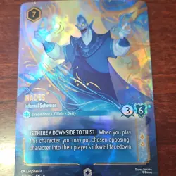 Disney Lorcana Hades Infernal Schemer Foil Hercules Character Card 237/204 - Image 1