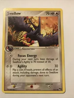 Swellow 15/17 Pop Series 1 Regular Pokemon TCG Promo Card - Image 1
