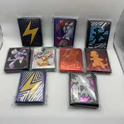 Pokemon TCG ETB Card Sleeves Sealed Lot Of 9 - Image 1