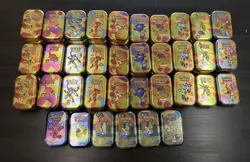 Lot Of 68 Empty Pokemon 151 and C22 Tins Containing Art Card And Coin - Image 2