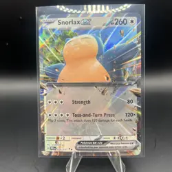 Pokemon TCG Snorlax EX 76/131 Prismatic Evolutions Double Rare Holo Card - Image 1