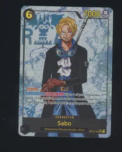 One Piece Card Game OP13-120 Sabo SEC PAR NM Alt Art Foil ENGLISH - Image 1