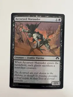 Accursed Marauder Foil MTG Magic the Gathering Card NM Near Mint MH3 - Image 1