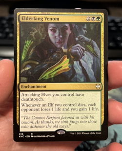 MTG - Elderfang Venom Commander: Kaldheim Regular NM - Image 1