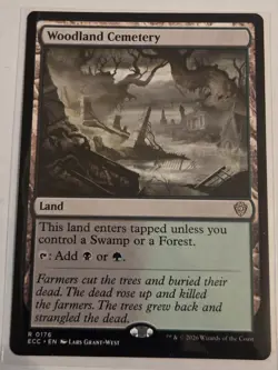 Woodland Cemetery Commander: Lorwyn Eclipsed Regular - Image 1