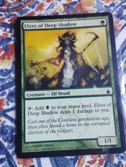 Magic the Gathering MTG Ravnica ELVES OF THE DEEP SHADOW - Image 1